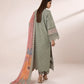 3 Piece - Embroidered Jacquard Suit