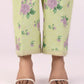 3 Piece - Embroidered Cotton Satin Suit