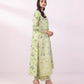 3 Piece - Embroidered Cotton Satin Suit