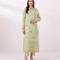 3 Piece - Embroidered Cotton Satin Suit