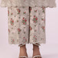 3 Piece - Embroidered Cotton Satin Suit