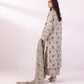 3 Piece - Embroidered Cotton Satin Suit