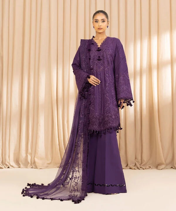 3 Piece - Embroidered Lawn Suit
