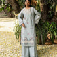 3 Piece - Embroidered Cotton Jacquard Suit