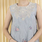 3 Piece - Embroidered Cotton Jacquard Suit