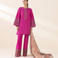3 Piece - Embroidered Cotton Suit
