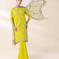3 Piece - Embroidered Cotton Suit