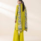 3 Piece - Embroidered Cotton Suit
