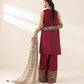 3 Piece - Embroidered Cotton Suit