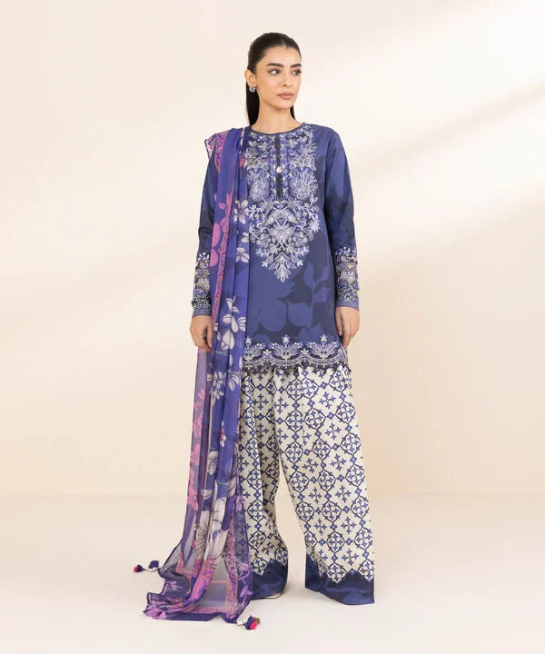 3 Piece - Embroidered Lawn Suit