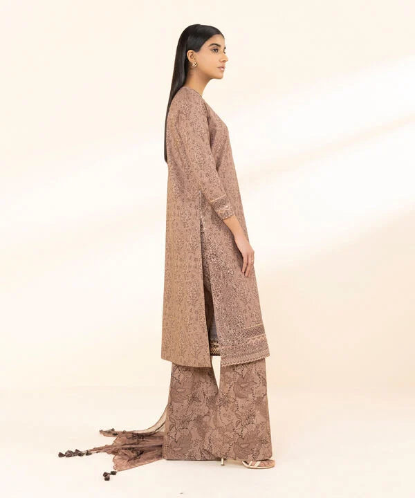 3 Piece - Embroidered Lawn Suit