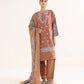 3 Piece - Embroidered Cotton Jacquard Suit