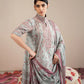3 Piece - Embroidered Silk Suit