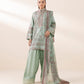 3 Piece - Embroidered Silk Suit