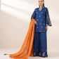 3 Piece - Embroidered Cotton Suit