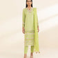 3 Piece - Embroidered Cotton Suit