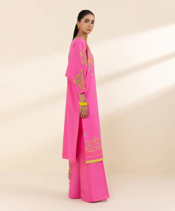 3 Piece - Embroidered Lawn Suit