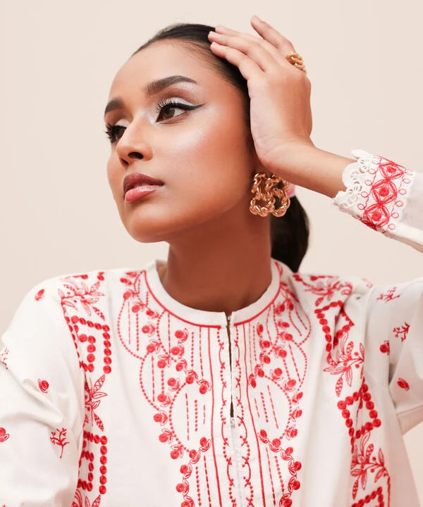 3 Piece - Embroidered Lawn Suit