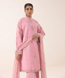 3 Piece - Embroidered Dobby Suit