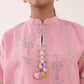 3 Piece - Embroidered Dobby Suit