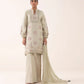3 Piece - Embroidered Dobby Suit