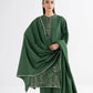 3 Piece - Embroidered Khaddar Suit