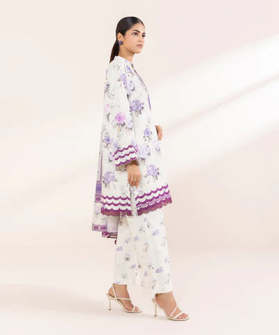 2 Piece - Printed Cambric Suit