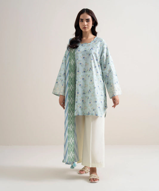 2 Piece - Embroidered Lawn Suit