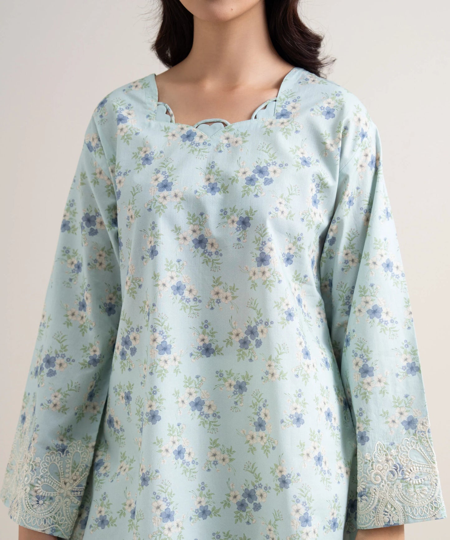 2 Piece - Embroidered Lawn Suit