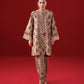 2 Piece - Embroidered Light Khaddar Suit