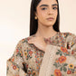 2 Piece - Embroidered Light Khaddar Suit