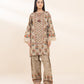 2 Piece - Embroidered Light Khaddar Suit