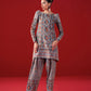 2 Piece - Embroidered Light Khaddar Suit