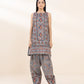 2 Piece - Embroidered Light Khaddar Suit