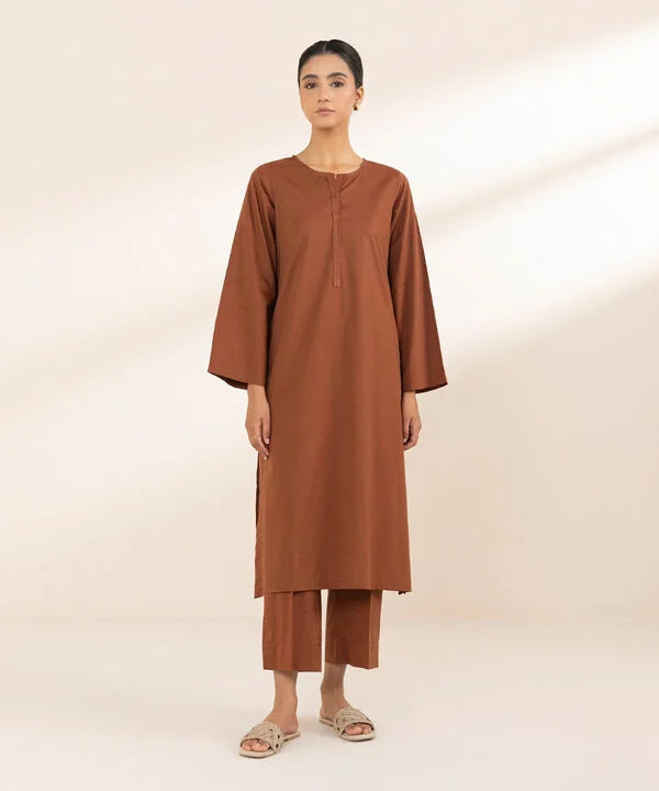 Solid Cotton Viscose Shirt