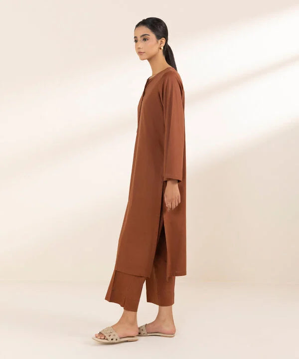 Solid Cotton Viscose Shirt