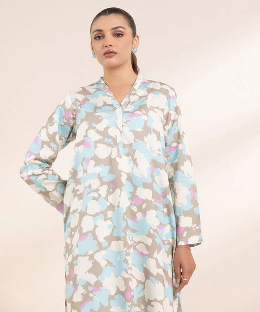 Printed Arabic Lawn Shirt
