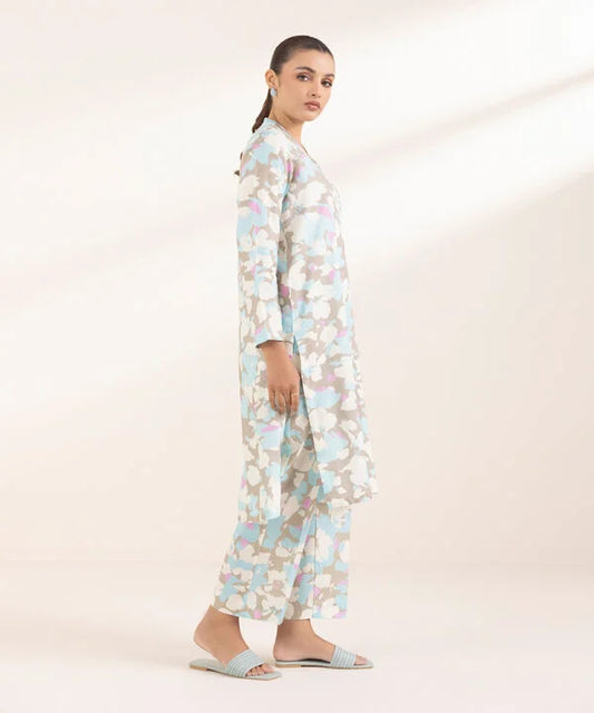 Printed Arabic Lawn Shirt