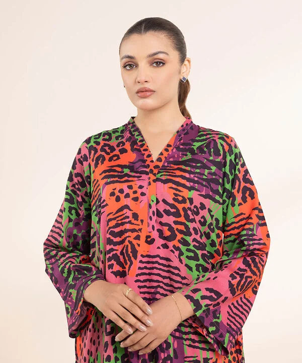 Printed Arabic Lawn Shirt