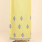 Embroidered Raw Silk Flared Pants