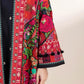 Embroidered Front-Open Jacket