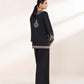 Embroidered Front Open Jacket