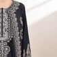 Embroidered Front Open Jacket
