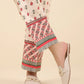 Printed Cambric Straight Pants