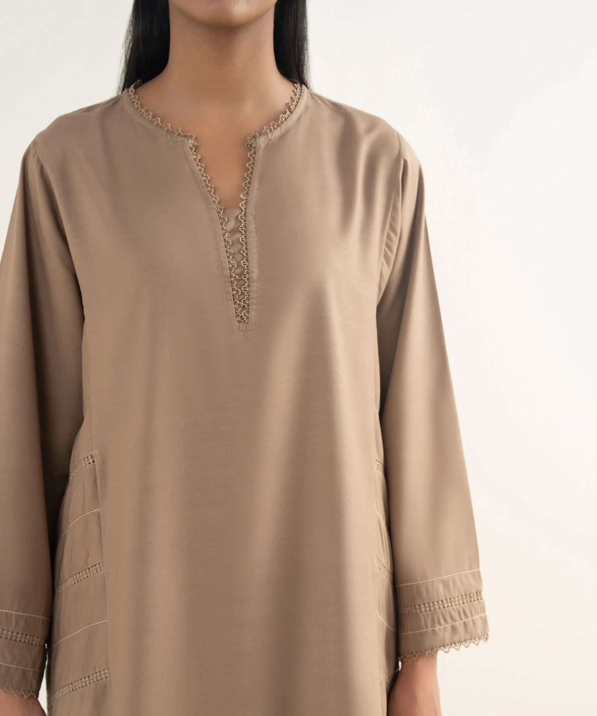 Solid Khaddar Shirt