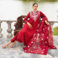 3 Piece - Embroidered Raw Silk Suit