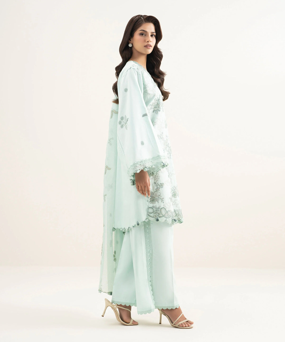 3 Piece - Embroidered Lawn Suit
