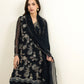 3 Piece - Embroidered Chiffon Suit