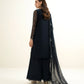 3 Piece - Embroidered Chiffon Suit