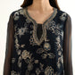 3 Piece - Embroidered Chiffon Suit